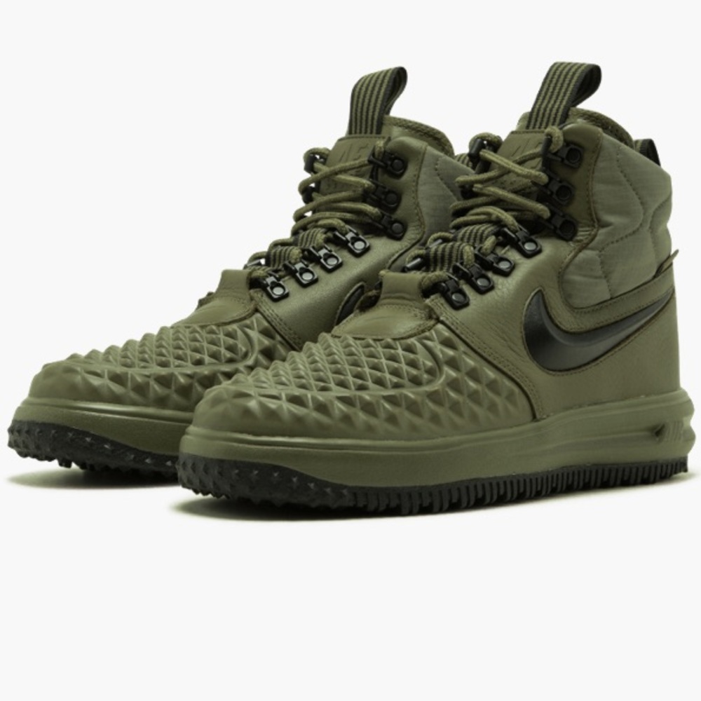 New mens sz8 Lunar Force duck boots military green